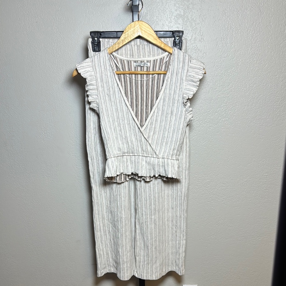 Pull&Bear Pant with ruffle crop set